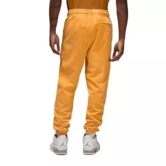 Nike Air Jordan Statement Fleece Sweatpants Men's Size L Taxi Yellow NEW - Picture 2 of 10